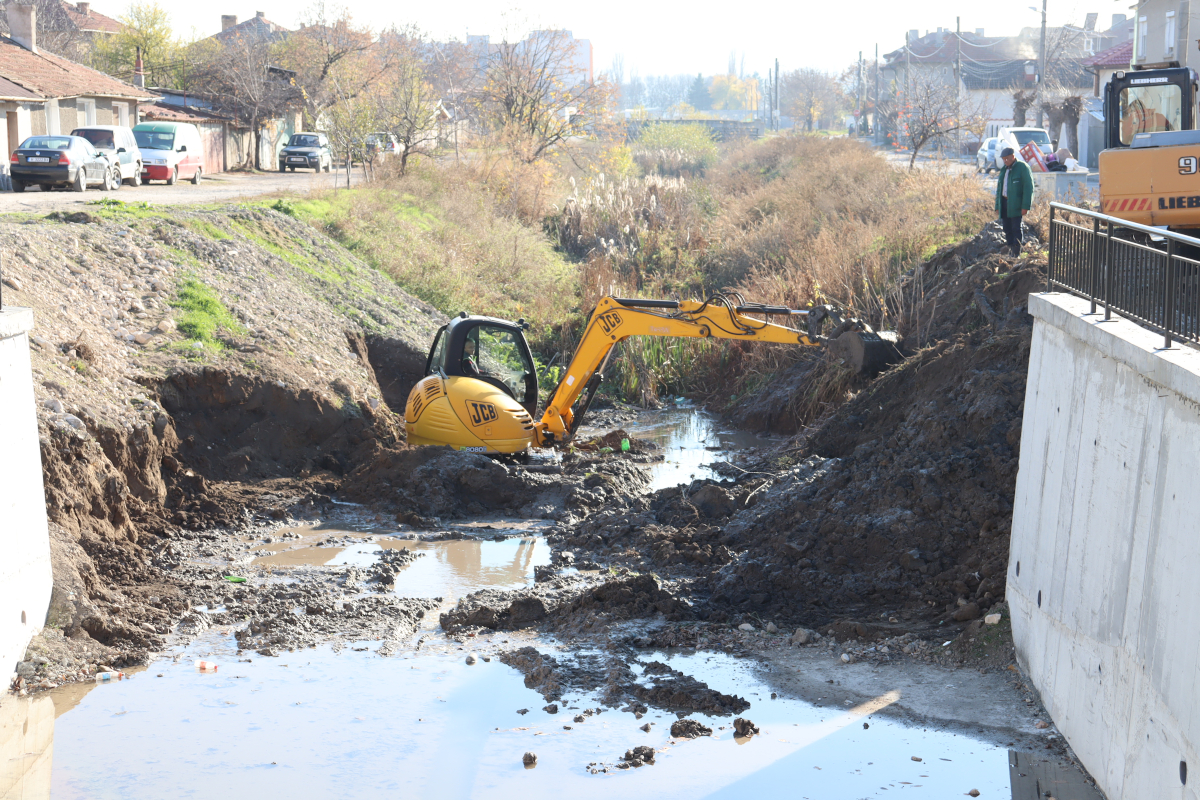  II етап на ремонтно-възстановителните дейности на река Крива